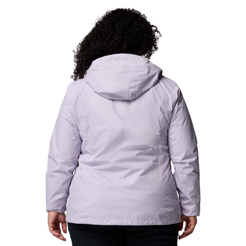 Women's Columbia Arcadia II Rain Lavender Pearl Purple Jacket back
