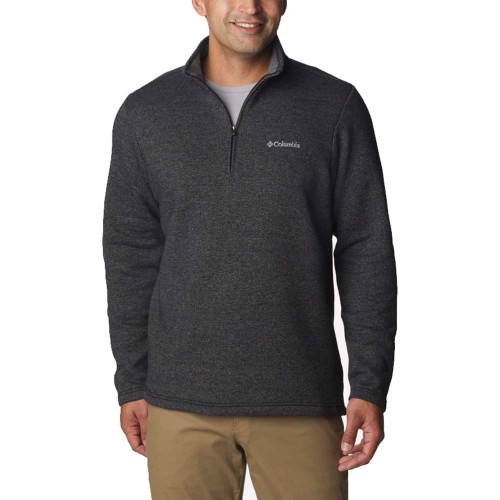 Men's Columbia Great Hart Mountain III Pullover Black Front