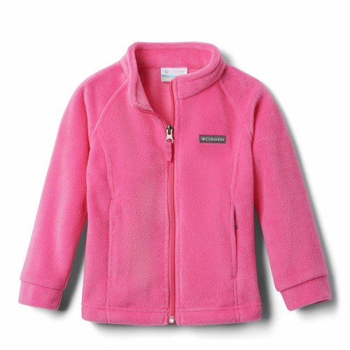 Toddler Girl's Columbia Benton Springs Fleece Jacket 695PinkIce Toddler Girl's Columbia Benton Springs Fleece Jacket 695PinkIce