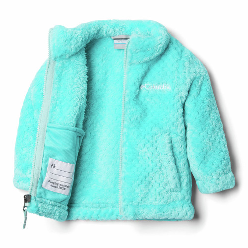 Infant Girls' Columbia Fire Side Sherpa Full Zip Geyser Jacket inside Infant Girls' Columbia Fire Side Sherpa Full Zip Geyser Jacket inside