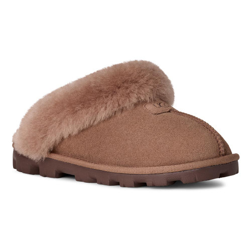 Women's UGG Coquette Rocky Oak Brown Slipper