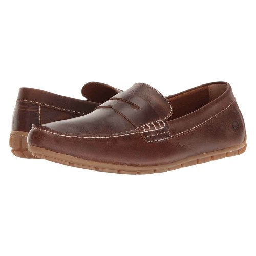 Men's Born Andes Leather Loafer Dark Brown