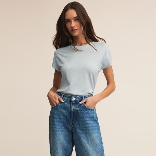 Women's Z Supply Modern Slub Clearwater Blue Tee