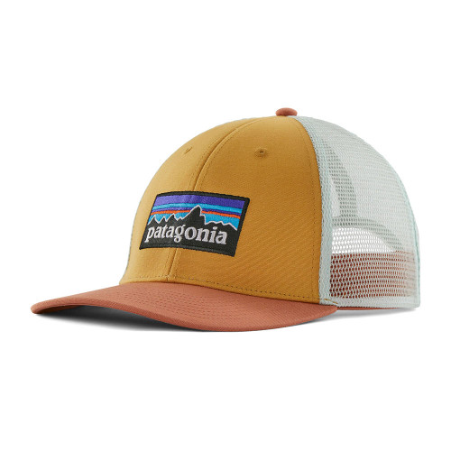 Adult Patagonia P-6 Logo LoPro Trucker Hat Pufferfish Gold