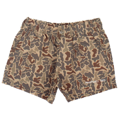 Boys' Properly Tied Mallard Vintage Camo Short