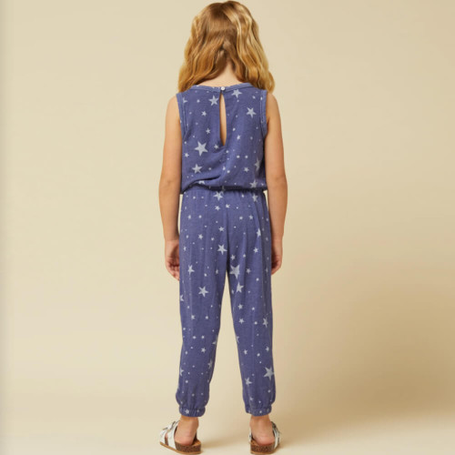 Girls' Vintage Havana Star Print Jumpsuit Back