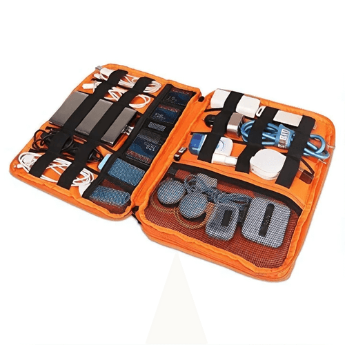 Mad Man Double Layer Waterproof Tech Orange Bag Inside1