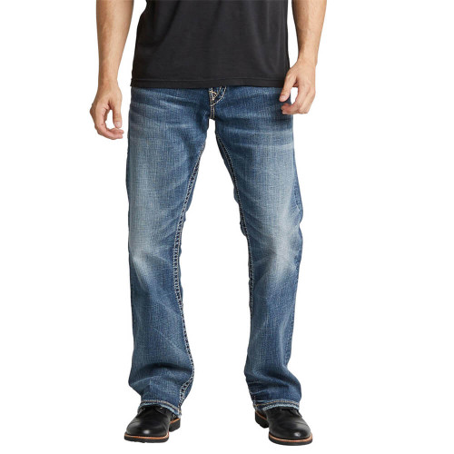 Eagle Regular Fit Faded knee cut jeans, Denim at Rs 1000/piece in Jammu