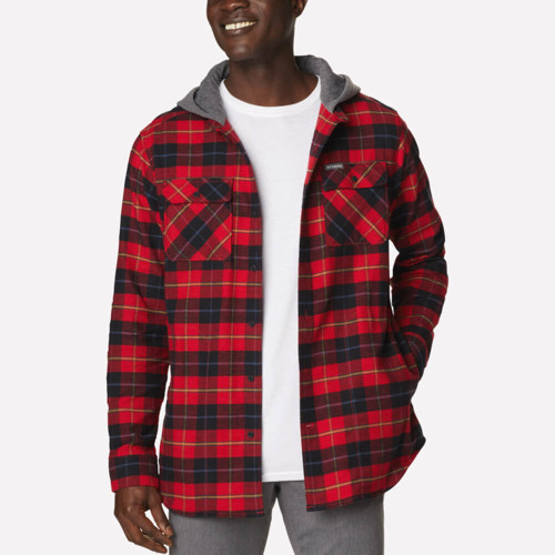 Men's Columbia Flare Gun Flannel Hoodie