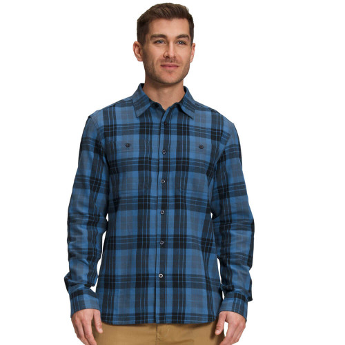 Men's The North Face Arroyo Button Up Flannel Shirt 9f0 Blue