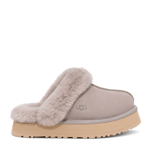 Women's UGG Disquette Campfire Gray Slipper side