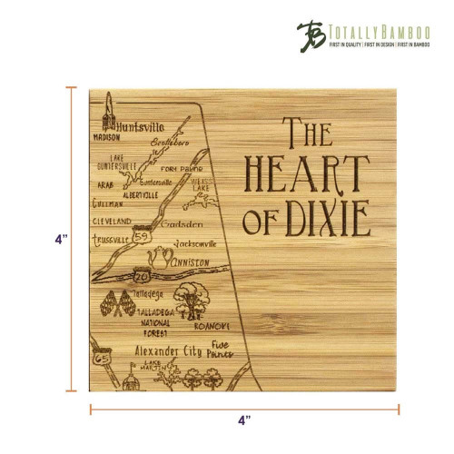 Adults' Totally Bamboo Alabama Coaster Puzzle Set