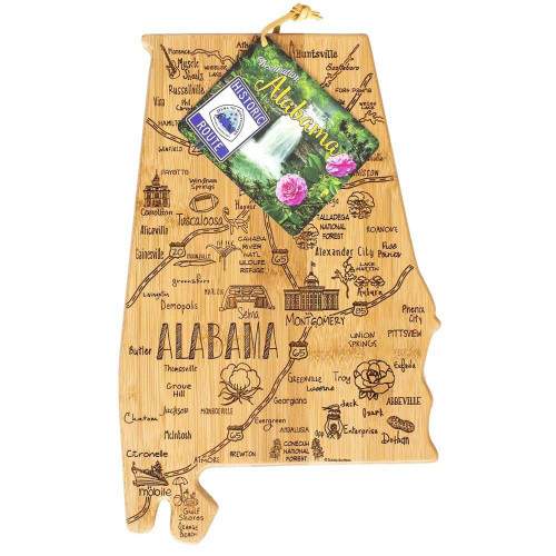Totally Bamboo Alabama Destination Cutting Board Totally Bamboo Alabama Destination Cutting Board