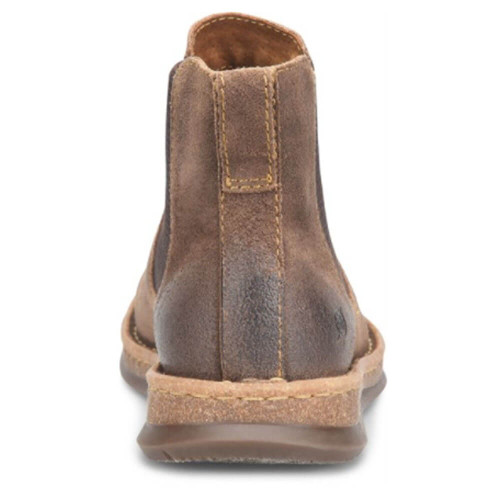 Men's Born Brody Taupe Boot back Men's Born Brody Taupe Boot back