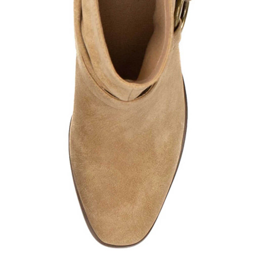 Women's Yellow Box Lamar Slouch Boot Taupe Detail