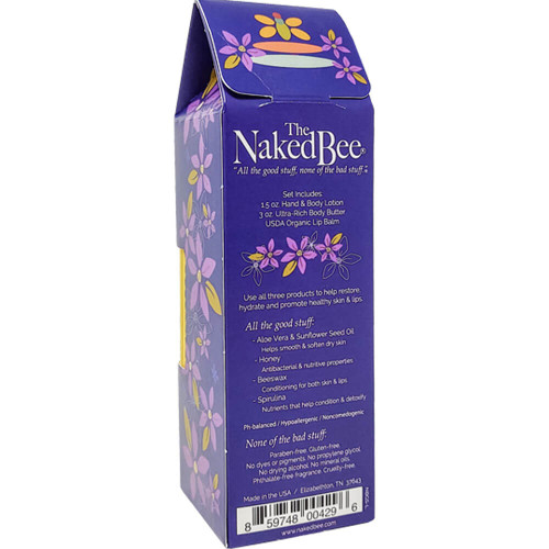 Naked Bee Lavender & Beeswax Absolute Gift Collection Back