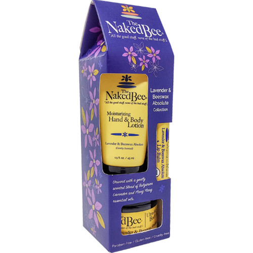 Naked Bee Lavender & Beeswax Absolute Gift Collection Front