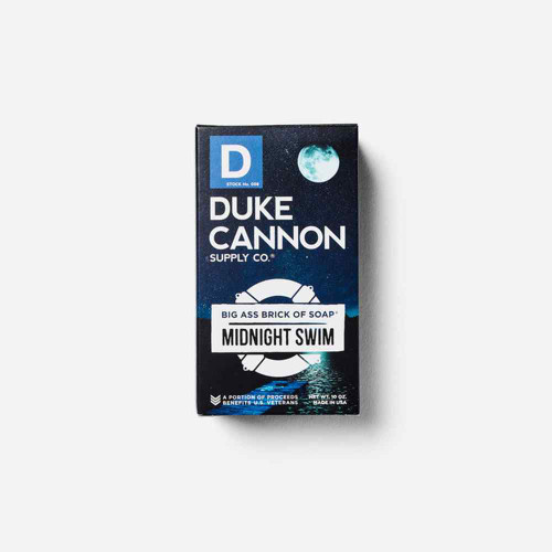 Men's Duke Cannon Big Brick of Soap- Midnight Swim front