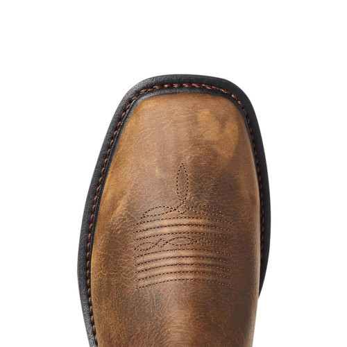 Men's Ariat WorkHog XT VentTEK Waterproof Work Rye Brown Boot top