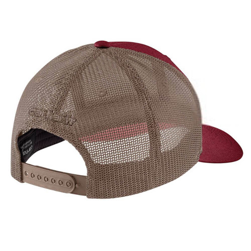 Men's Carhartt Rugged Flex Mesh Back Logo Hat back Men's Carhartt Rugged Flex Mesh Back Logo Hat back