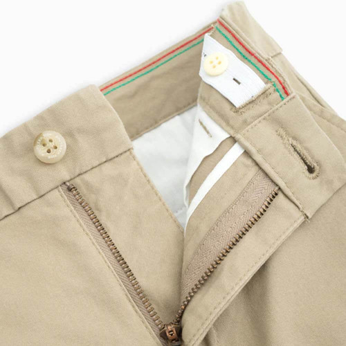 Boys' Southern Tide Channel Marker Sandstone Khaki Pant zipper
