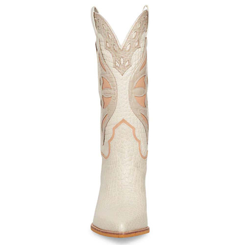 Women's Steve Madden Wynter Western Boots - Bone Multi Front