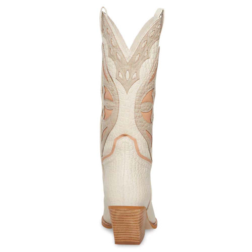 Women's Steve Madden Wynter Western Boots - Bone Multi Back