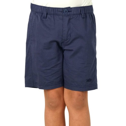 Boys' AFTCO Landlocked Fishing Naval Navy Short front