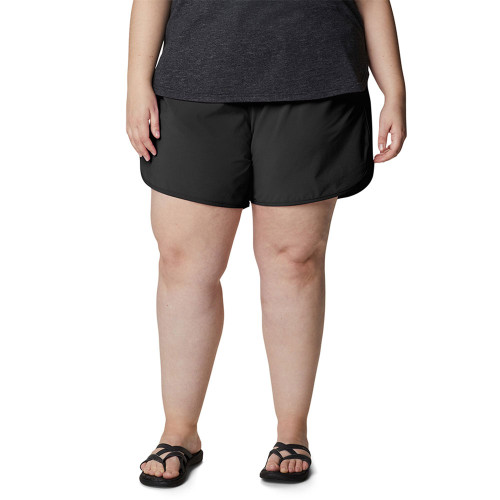 Women's Columbia Bogata Bay Stretch Short- Plus Size Black