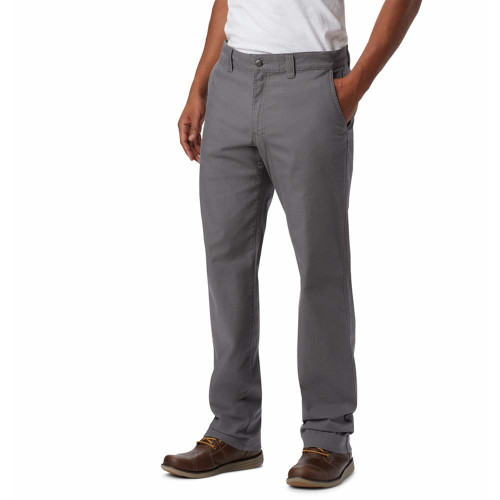 Men's Columbia Flex ROC City Grey Pant side Men's Columbia Flex ROC City Grey Pant side