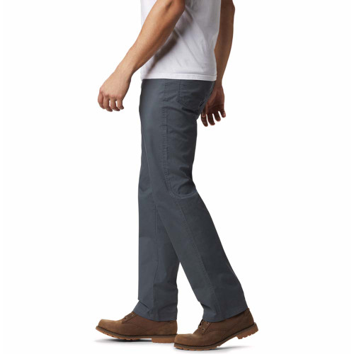 Men's Columbia Rapid Rivers Graphite Grey Pant side Men's Columbia Rapid Rivers Graphite Grey Pant side