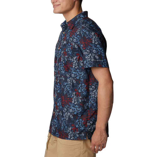 Men's Columbia Super Slack Tide Camp Shirt Collegiate Navy