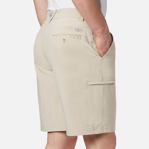 Men's Columbia 10" Grander Marlin Offshore Short Fossil Side Back Men's Columbia 10" Grander Marlin Offshore Short Fossil Side Back