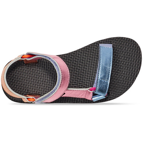 Girls' Teva Original Universal Shimmer Sandal - Pink Multi T op
