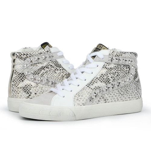 vintage havana high top snakeskin sneakers