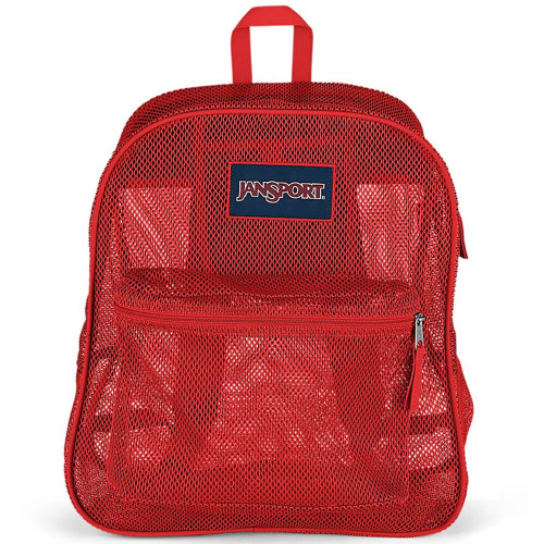 Jansport Mesh School Backpack Red