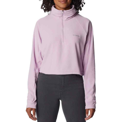 Women's Columbia Glacial Cropped Pullover II Aura Front