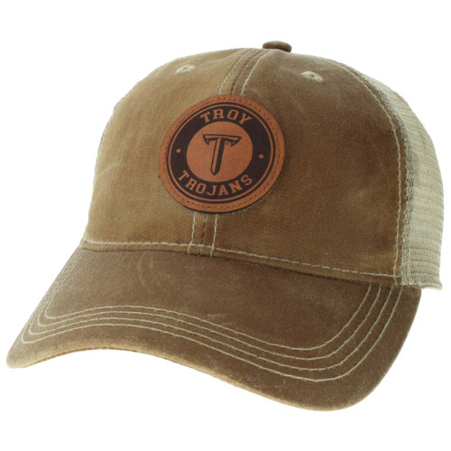 L2 Troy University Target Waxed Cotton Trucker Main