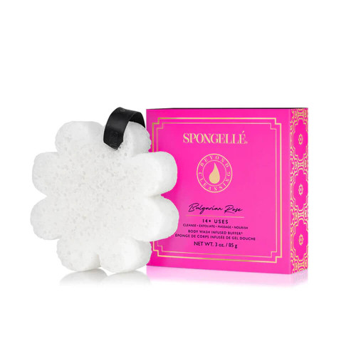 Spongelle Bulgarian Rose Wildflower Soap Sponge