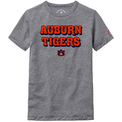 Girls' L2 Short Sleeve Auburn Victory Falls Fall Heather Grey Tee