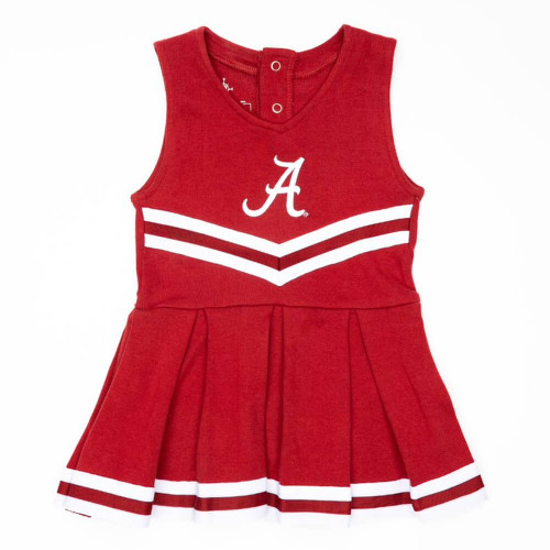 Infant/Toddler Girls' Creative Knitwear Alabama Cheerleader Bodysuit Dress