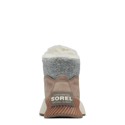 Women's Sorel Out N About III Conquest Waterproof Boot Omega Taupe / Gum 2 Back Heel