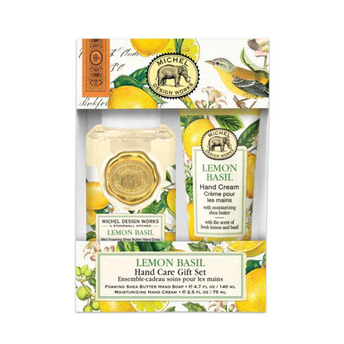 Michel Design Works Lemon Basil Handcare Gift Set