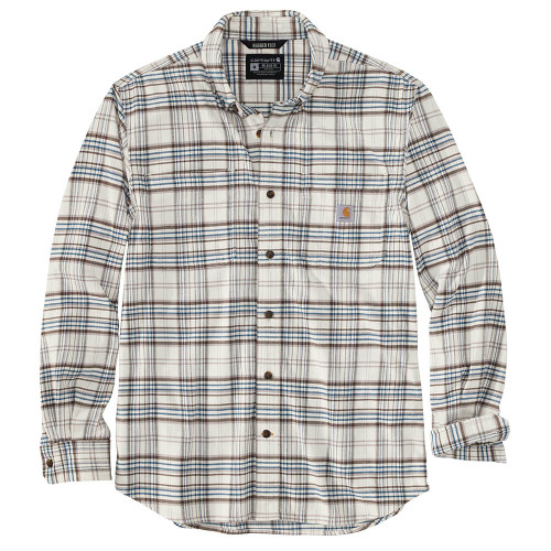 Men's Carhartt Rugged Flex Flannel Shirt flat
