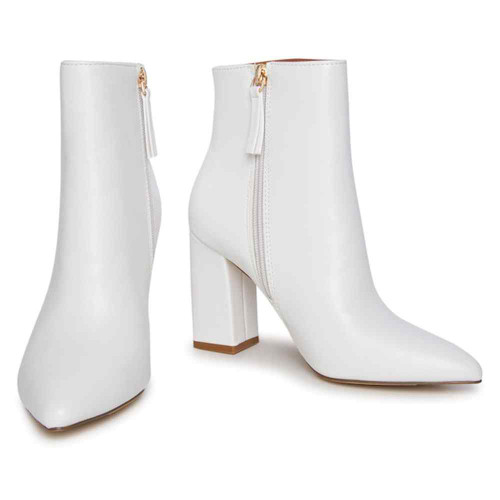 Women's Madden Gir Flexx Block Heel Bootie Both