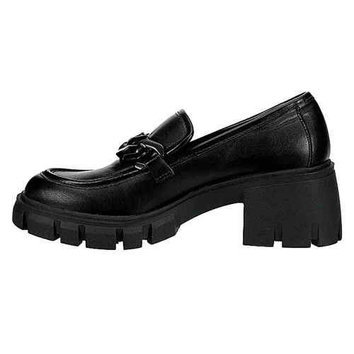 Women's Madden Girl Hoxton Chain Lug Sole Loafers Side