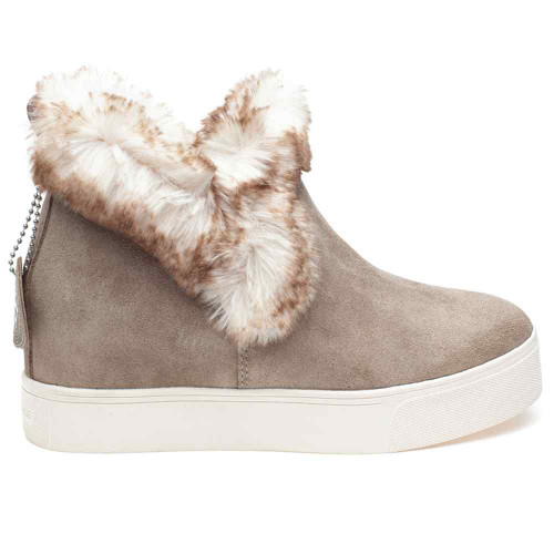 Women's J/Slides Sean Taupe Bootie side