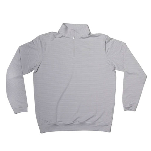 Boys' Southern Point Lodge Light Grey White Quarter Zip Pullover