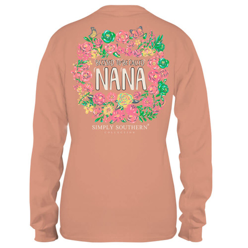 Women's Simply Southern Nana T-Shirt Cafe Back