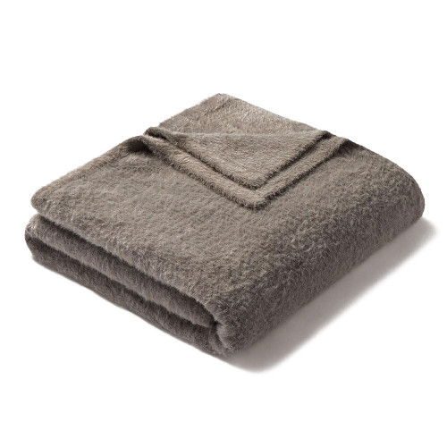 Women's Southern Shirt Co. Feather Knit Blanket Washed Charcoal Folded Women's Southern Shirt Co. Feather Knit Blanket Washed Charcoal Folded